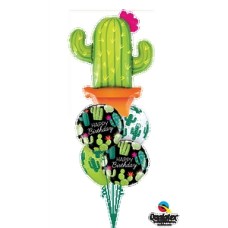 Happy Birthday Cacti Balloon Bouquet